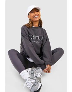 Nueva Llegada, Sudadera de Mujer, Venta al por Mayor, Poliéster/Algodón, Tejido de Punto Cómodo, Estampado Liso, Talla XS, 3D, Otoño - Product Image 2