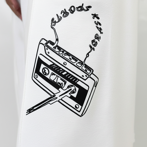 Pantalon de survêtement pour homme en molleton français à taille élastique personnalisée, ample, à jambes larges, ample et évasé, pantalon pour homme lavé - Product Image 4