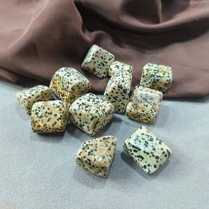 Piedra de jaspe dálmata Pulido natural Cristal curativo semiprecioso Reiki Chakra Meditación Energía Piedra preciosa - Product Image 2