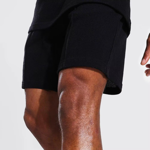 Conjunto de camiseta y pantalones cortos de dos piezas para hombre, ropa deportiva de verano personalizada, conjuntos de manga corta, Conjunto de camiseta y pantalones cortos de algodón y poliéster para hombre - Product Image 4