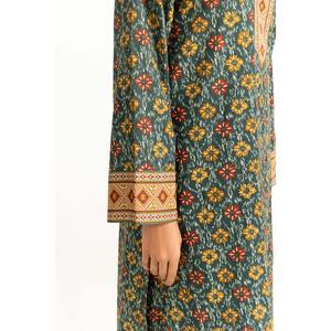 Conjunto de Dos Piezas Casual con Estampado de Césped Verde para Mujer, para Primavera/Verano, Tallas XS y XXS, para Oficina - Product Image 2