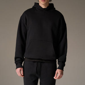 Conjunto de pantalones de chándal y Sudadera con capucha de dos piezas de invierno de alta calidad para hombre, Sudadera con capucha de peso pesado personalizada para hombre, chándales - Product Image 6