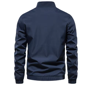 2024 veste de vol d'hiver pour hommes de haute qualité respirant Satin tricoté High Street Style Bomber Light XL conception personnalisée Logo OEM - Product Image 6
