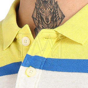 Polo confortable en 100% coton pour homme avec motif personnalisé T-shirt d'été décontracté à manches courtes de couleur unie Offre Spéciale - Product Image 5