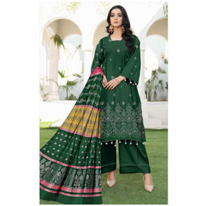 Dernière collection de robes décontractées pour femmes 100% Robes décontractées en lin du Pakistan Motif floral Broderie Design Prêt à porter - Product Image 6
