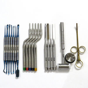 Offre Spéciale 19 pièces allemand essentiel en acier inoxydable ostéotome sinus ascenseur ascenseurs manuel greffe osseuse ciseau maillet CE ISO chirurgical - Product Image 2