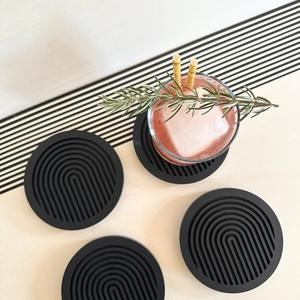 Durable New Stylish Wooden Coasters Set Designed to <b>Protect</b> <b>Furniture</b> Surfaces Mats & <b>Pads</b> for Home Workspaces - Product Image 6