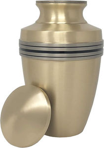 โกศโลหะสำหรับเผาเถ้ากระดูกโกศอะลูมิเนียมแดงสำหรับงานศพ - Product Image 5