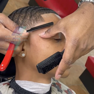 Maquinilla de afeitar de peluquero recta clásica profesional, colores personalizados, maquinillas de afeitar de garganta cortadas de alta calidad de acero inoxidable - Product Image 6