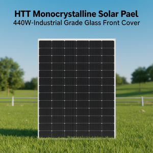 Panel Solar Monocristalino HJT de 440W - Grado Industrial con Cubierta Frontal de Vidrio - Product Image 3