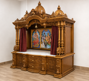 Mandapam en bois de grande taille pour la maison, fabricant, exportateur et fournisseur en gros de Mandapams en bois de qualité supérieure pour les États-Unis - Product Image 4