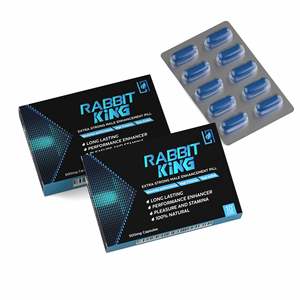 Rabbit King Suplemento para el Rendimiento Masculino Extra Fuerte, 2 Paquetes de 10 Cápsulas de 500 mg Cada Una - Product Image 1