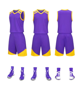 Uniformes de pratique réversibles de haute qualité Maillot respirant personnalisable Conception unique Broderie Logo Ensemble short cousu - Product Image 3