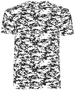 เสื้อยืดทรงหลวมสำหรับผู้ชายเสื้อฟิตเนสผ้าฝ้ายถักแบบยุทธวิธี100% น้ำหนักเบา - Product Image 1