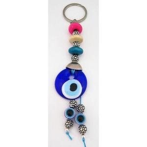 Ornement Mauvais Yeux en Verre 3X16 cm Cristal Porte-clés - Product Image 1