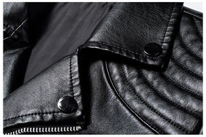 Trending Unisex Leather Jacket Casual Style High Quality Custom Design Hooded Windproof Cotton <b>Lined</b> Winter Jackets <b>Sale</b> - Product Image 4