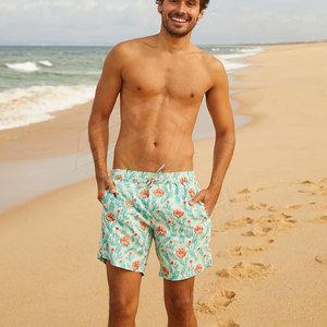 Pantalones Cortos de Baño para Hombre, Bañador de Cintura Alta hasta la Rodilla, Ideal para Surf y Playa, Nuevo Diseño - Product Image 2