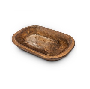 Bol à pâte en bois naturel poli à 100 %, design moderne et vintage, écologique et durable pour la cuisine domestique - Product Image 2