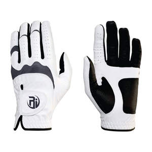 Gants de golf synthétiques à ajustement de compression pour hommes Zero Friction Usine Vente en gros Universel Blanc Bleu Fit pour le sport - Product Image 6