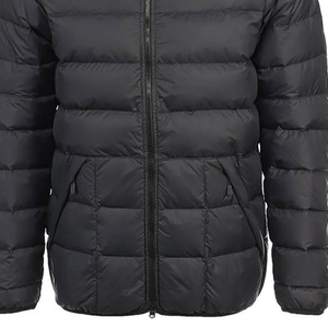 Chaqueta de Invierno de Color Sólido para Hombre al por Mayor, Chaqueta con Logotipo Personalizado, Chaqueta Acolchada, Envío DDP - Product Image 2