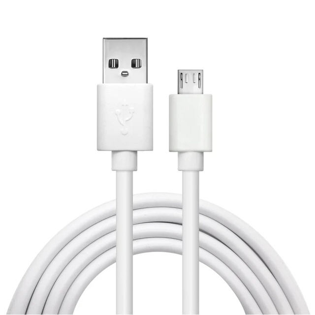 1M/2m Pure Copper PVC Micro USB Fast Charging & Data Cable for Android & IOS Phones Computer Earphones & Camera