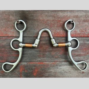 OEM de alta calidad de acero inoxidable brocas de caballo Western Snaffle corrección salto ecuestre trenzado boquillas montar esquí - Product Image 1