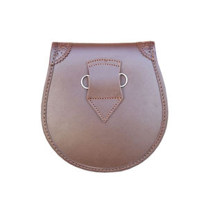 Cuir Sporran de qualité supérieure en peau de phoque sur mesure style écossais avec logo personnalisé disponible dans toutes les couleurs - Product Image 2