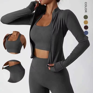 Soutien-gorge de sport rembourré avec découpe d'épaule de haute qualité OEM avec support pour la gym et le yoga - Product Image 4