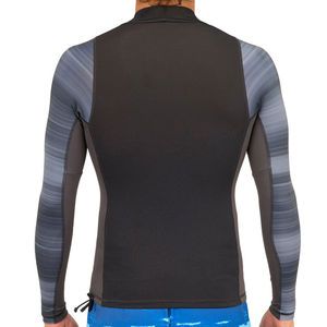 2025 vente en gros léger hommes Rash Guard à vendre respirant Spandex Polyester fait hommes Rash Guard prix raisonnable Service OEM - Product Image 2