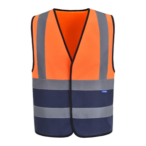 Travaux de Construction ANSI classe 2 Standar haute visibilité Viz gilet de sécurité réfléchissant 12 couleurs couleur vive gilet de circulation - Product Image 1