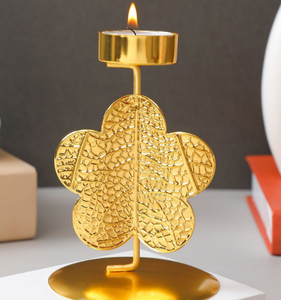 Portavelas de diseño moderno con revestimiento dorado para decoración del hogar, boda o uso de mesa, duradero y ecológico - Product Image 4