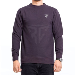 Sweat-shirts décontractés pour hommes les plus vendus, 100% coton molletonné, coupe classique, unis, confortables et élégants pour l'hiver - Product Image 3