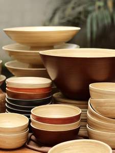 Tazón de Servir de Bambú Hilado Eco2Go, Tazón Decorativo Hecho a Mano para Mesa de Comedor, Cocina y Sala de Estar - Product Image 6