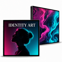 Moniteur LCD carré créatif 33,2 pouces 22 pouces RK3568 1920x1920 WiFi Android pour studio de portfolio personnalisé