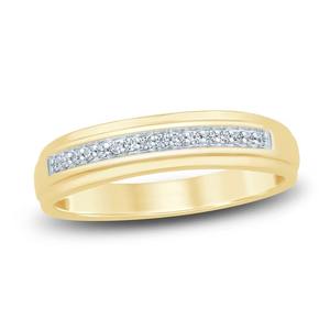 Anillo de compromiso de oro macizo de 4mm con media banda de oro de 18 quilates para mujer con diamantes de 1 quilate directamente del mayorista - Product Image 3