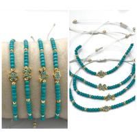 Encanto de moda mal de ojo con cuentas para pulsera