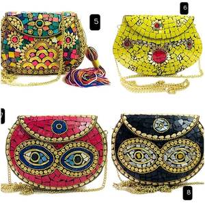 High End Embroidered Classic Travel Clutch Bag with <b>Phone</b> and Card Holder <b>for</b> Fashion Lovers at Cheap Price From India - Product Image 2