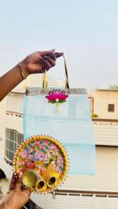 Qualité supérieure fabriqué à la main carré écologique résistant à la chaleur Diwali maison décorative fournisseur indien bougeoir lanternes - Product Image 5