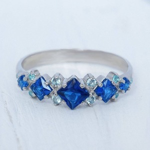 Boho Style Classique Bague Bijoux Pour Femmes Bijoux En Argent 925 Sterling Argent Bleu Topaze Pierre Précieuse À La Main Anneau Cadeau Pour L'amour - Product Image 2