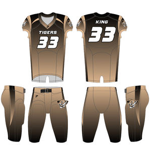 Servicio OEM Uniforme de Fútbol Americano Transpirable de Alta Calidad Nombre Personalizado Número Logotipo Nuevo Jersey de Fútbol Americano - Product Image 1