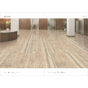 800x2400mm Carrelages de sol en porcelaine Nero Chine Brillant Poli Mur Moderne - Product Image 5