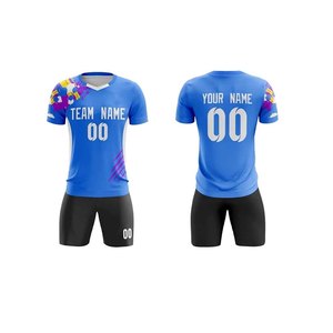 Camiseta de Fútbol Amarilla Personalizable para Hombre, Uniformes de Manga Corta, Ropa Deportiva Transpirable de Poliéster, Equipación de Fútbol para Adultos para Todas las Temporadas - Product Image 4