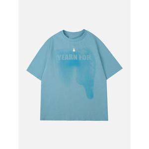 Prix de gros T-shirts personnalisés T-shirts Petit Moyen Taille L Self Care Club T-shirts décontractés Demi-manches Coton Grand T-shirt Dernières - Product Image 4