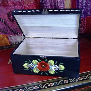 Boîtes décoratives Boîte de rangement artisanale et boîte à bijoux en bois Cadeaux et artisanat Boîtes en bois Panneaux muraux - Product Image 6