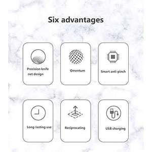 Rasoir rotatif électrique rechargeable à double tête pour hommes, tondeuse à cheveux dorée pour le visage - Product Image 3