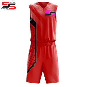 Uniformes de Baloncesto de Último Diseño al por Mayor, Ropa Deportiva, Uniformes de Baloncesto Personalizados, Camiseta y Pantalones Cortos de Baloncesto en Colores Sólidos - Product Image 1