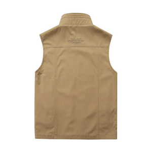 Gilet pour homme tendance de haute qualité, brillant, facile à porter, épais, en toile d'hiver, bomber à col montant, brillant, matelassé pour adultes - Product Image 3