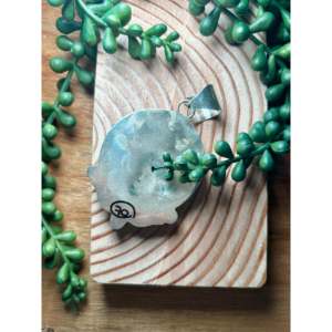 Pendentif Alonzo Mariano Kingman avec serti clos, turquoise et technologie d'incrustation en argent sterling - Product Image 5