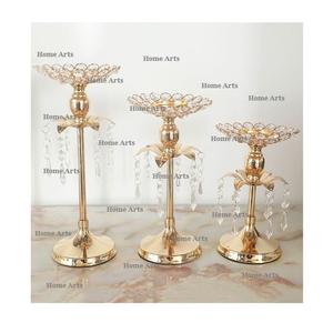 Candelabros de aluminio para bodas y fiestas, candelabro de color dorado de 5 brazos, del mejor exportador de la India - Product Image 4