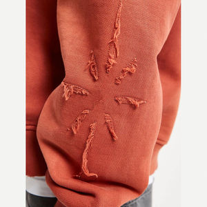 Sudaderas Personalizadas para Hombre, Sudaderas con Cremallera Desgastadas con Lavado Ácido, 100% Algodón, Felpa Francesa, Personalización, Corte Cuadrado, Sudaderas con Cremallera - Product Image 6